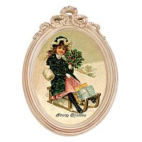 картина на холсте «с новым годом!» в раме «бернадетт», версия 7 в Нижневартовске