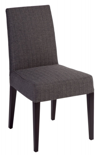 стул aylso dining chair кожа тёмно-серая в Нижневартовске