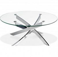 столик журнальный стеклянный круглый f1143-90 от angel cerda в Нижневартовске