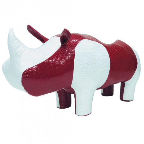 банкетка пуф носорог спартак красная с белым в Нижневартовске