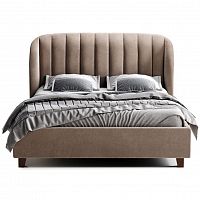 кровать двуспальная 180х200 бежево-розовая tulip в Нижневартовске