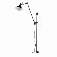 настенный светильник bronx с регулировкой по высоте черный в Нижневартовске