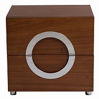 тумбочка stella walnut коричневая в Нижневартовске