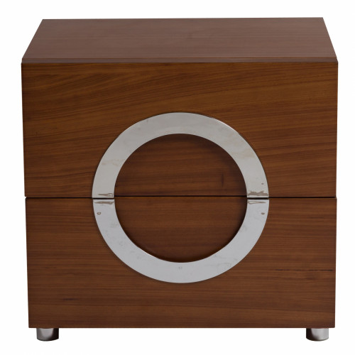 тумбочка stella walnut коричневая в Нижневартовске