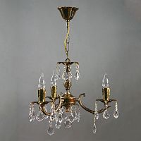 подвесная люстра ambiente benisa 2226/3 pb new leaf в Нижневартовске