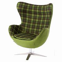 кресло egg scotland зеленое в Нижневартовске