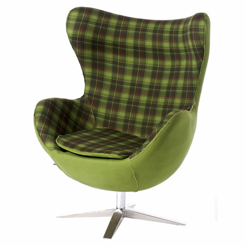 кресло egg scotland зеленое в Нижневартовске