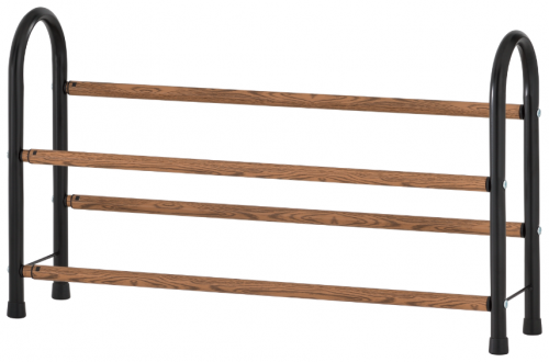 unistor broadway двухярусная этажерка для обуви раздвижная, 2-х ярусная полка подставка для обуви напольная в Нижневартовске