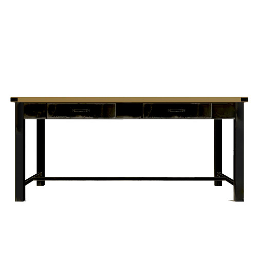 стол «industrial» обеденный на ножках черный в Нижневартовске