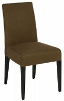 стул aylso dining chair кожа коричневая в Нижневартовске
