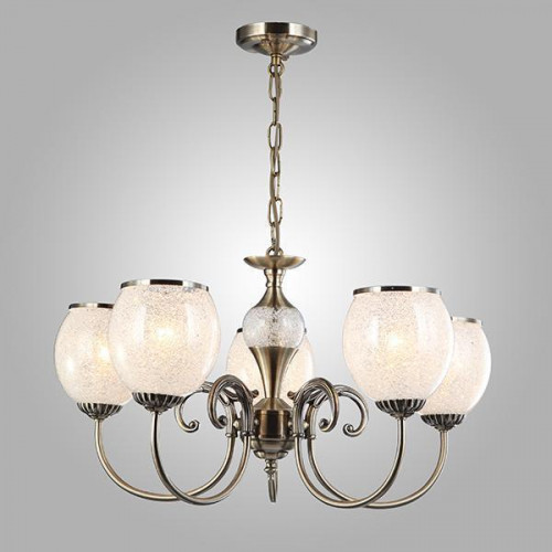 подвесная люстра eurosvet 60046/5 античная бронза в Нижневартовске