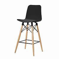 полубарный стул eiffel (eames style) черный в Нижневартовске