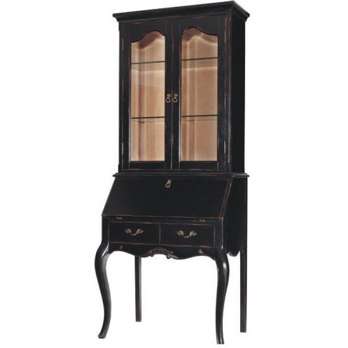 шкаф-витрина alborada чёрный в Нижневартовске