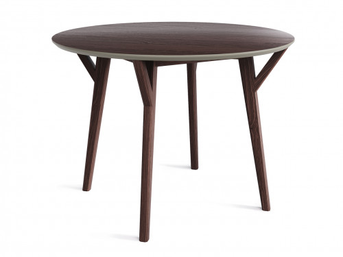 стол circle темный дуб, оливковый в Нижневартовске