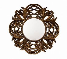 зеркало круглое большое в резной раме round leaf в Нижневартовске