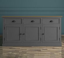 комод palermo с тремя дверками серый в Нижневартовске