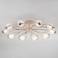 потолочная люстра eurosvet camomile 70089/10 золото в Нижневартовске