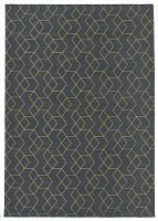 ковер cube серый/золото 160*230 в Нижневартовске