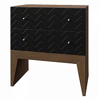 тумба still new, 2 ящика, темная, рисунок елка черная в Нижневартовске