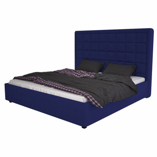 кровать большая 200х200 elizabeth синяя в Нижневартовске