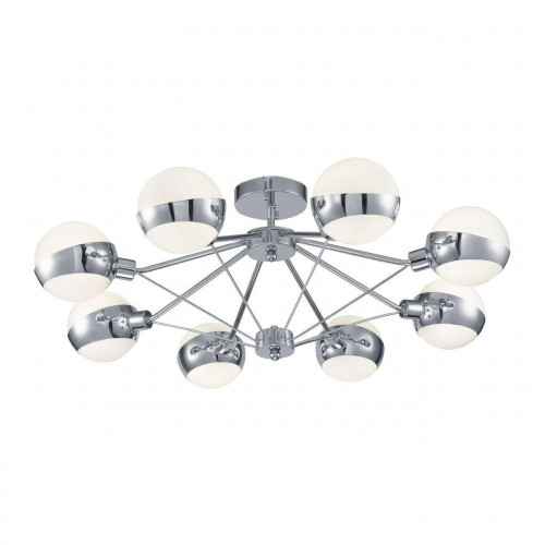 потолочная люстра freya silvia fr5009cl-08ch белая в Нижневартовске