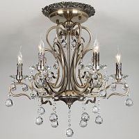 потолочная люстра eurosvet 12505/6 античная бронза strotskis в Нижневартовске