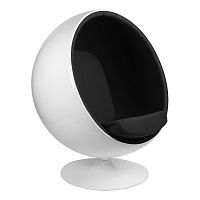 кресло eero aarnio style ball chair черное в Нижневартовске