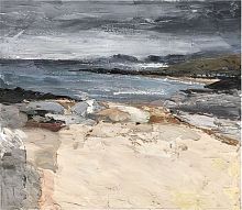 картина маслом холм на море в Нижневартовске