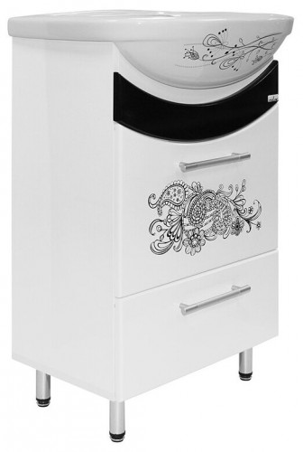 тумба под раковину mixline стандарт радуга-50 (цветы) в Нижневартовске