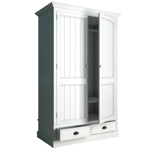 шкаф двустворчатый palermo белый в Нижневартовске