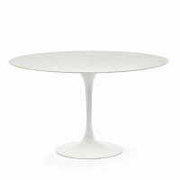 стол обеденный tulip диаметр 122 белый в Нижневартовске