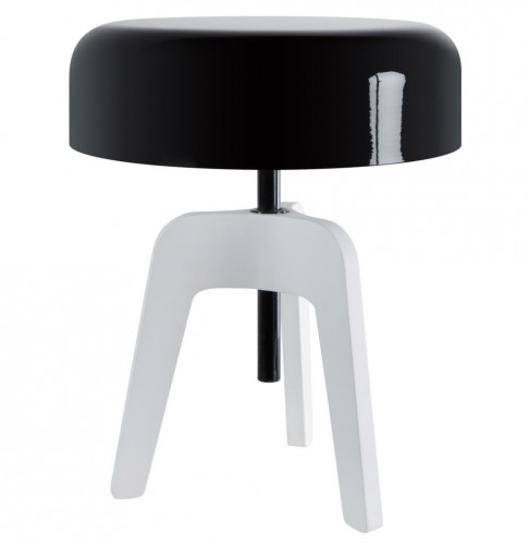 лампа настольная pileo белый/черный в Нижневартовске