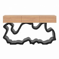 тумба эклер 2.0 дуб и черный в Нижневартовске