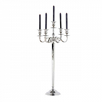 канделябр серебряный на 5 свечей amarillo l от eichholtz, 120 см в Нижневартовске