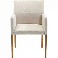 стул с подлокотниками mira бежевый в Нижневартовске