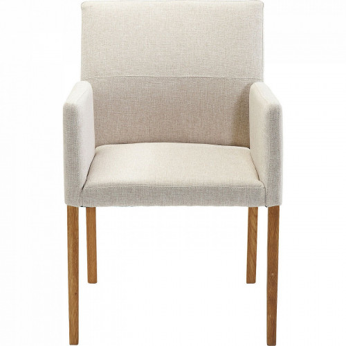 стул с подлокотниками mira бежевый в Нижневартовске