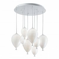 подвесная люстра ideal lux clown sp8 bianco в Нижневартовске