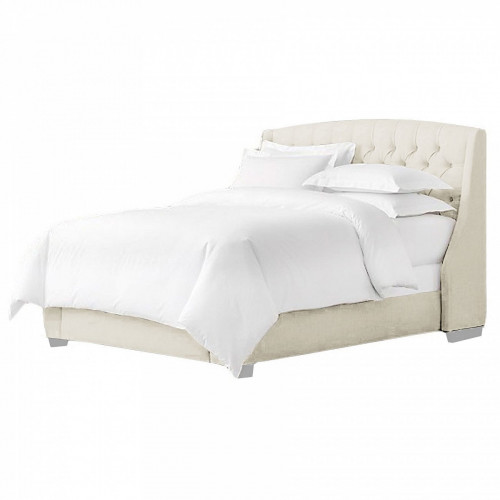 кровать двуспальная 180х200 см молочная hugo в Нижневартовске