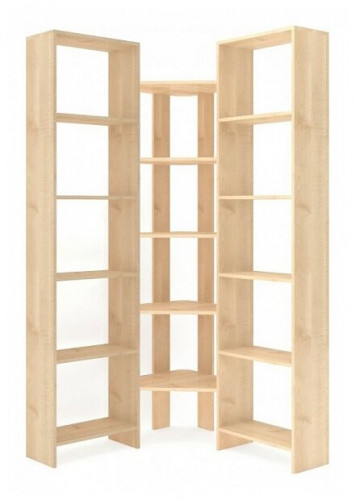 стеллаж угловой баронс норд ст.142.1006-00 15 полок, материал: лдсп в Нижневартовске