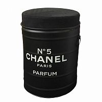 декоративная бочка-пуф chanel №5 black m в Нижневартовске
