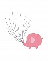 постер pink elephant а4 в Нижневартовске