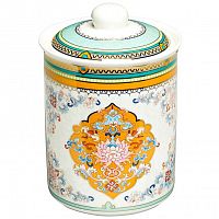 банка для хранения с крышкой с желтым рисунком 800 мл в Нижневартовске