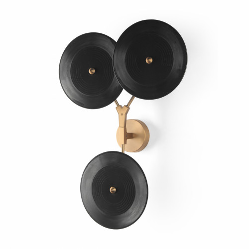 настенный светильник branching discs чёрный в Нижневартовске