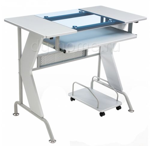 компьютерный стол uliss серебро в Нижневартовске