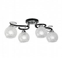 потолочная люстра idlamp carmela 234/4pf-blackchrome в Нижневартовске