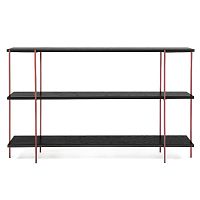 стеллаж florian copper черный дуб в Нижневартовске