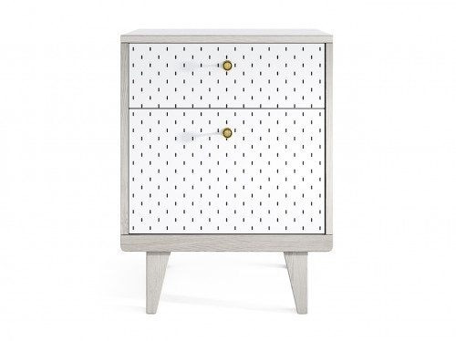 прикроватная тумба thimon беленый дуб с рисунком в Нижневартовске