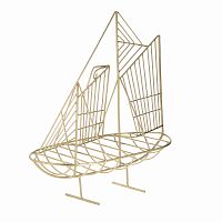 декор настольный яхта золотого цвета в Нижневартовске