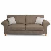 диван angelic трехместный, коричневый в Нижневартовске