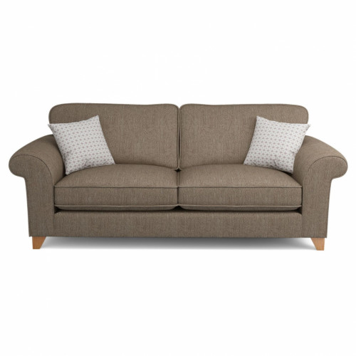 диван angelic трехместный, коричневый в Нижневартовске